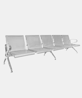 hospital 3-seater steel chair